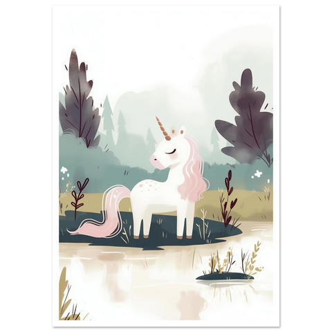 Rêverie douce licorne #