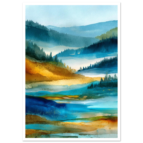 Paysage Aquarelle #