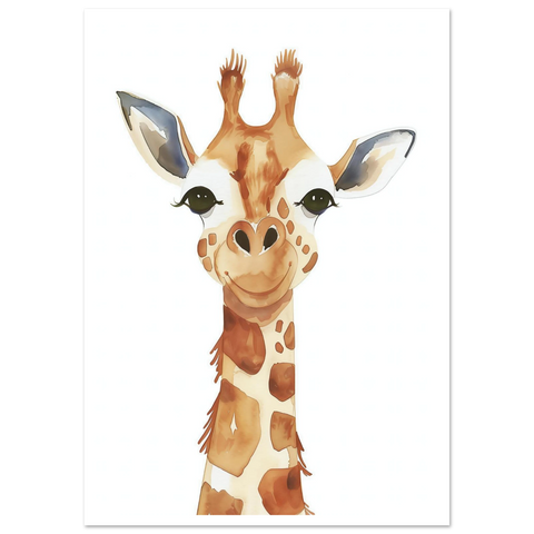 Sourire doux de girafe #