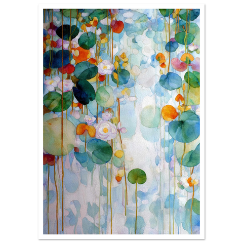 Watercolor Nymphéas #