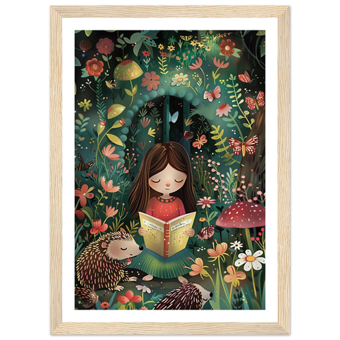 Forêt enchantée et lecture